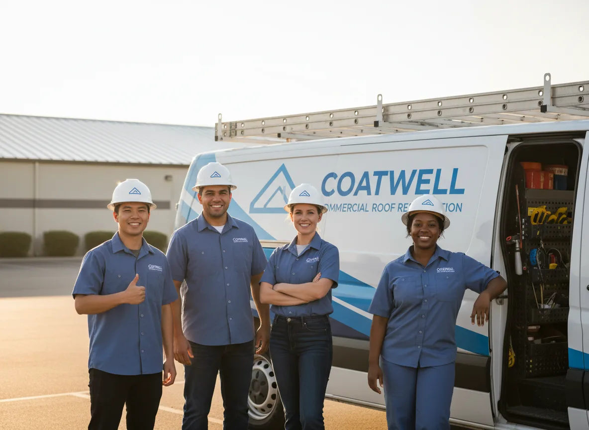 Commercial roof coating company in Pineland, TX
